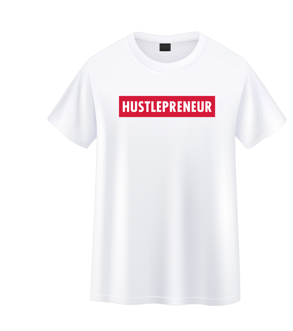 Hustlepreneur Tee - White